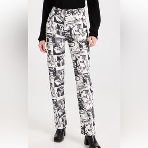 Reformation cynthia hr straight jeans